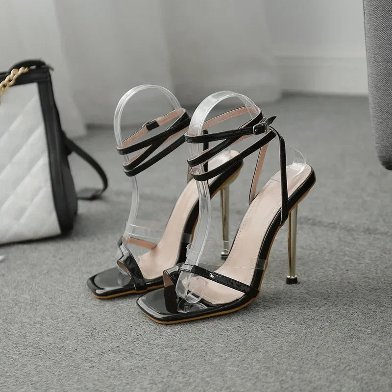 Metal Thin Heels High Heel