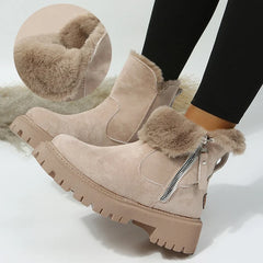 Thick Plush Snow Boots