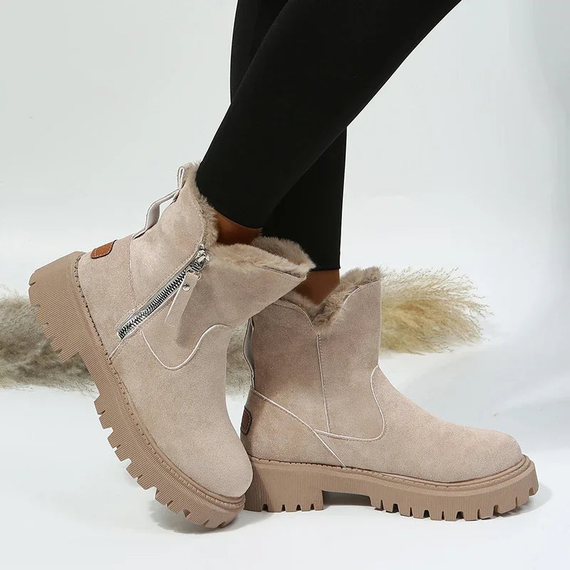 Thick Plush Snow Boots