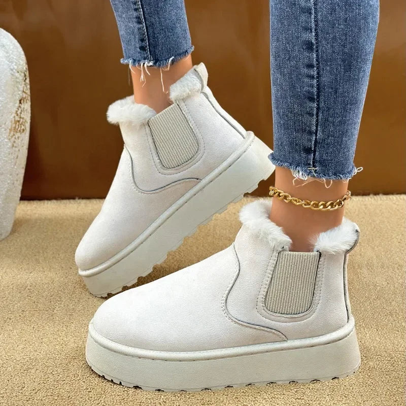 Warm Comfortable Casual Outdoor Non-Slip Thick Sole Snow Boot