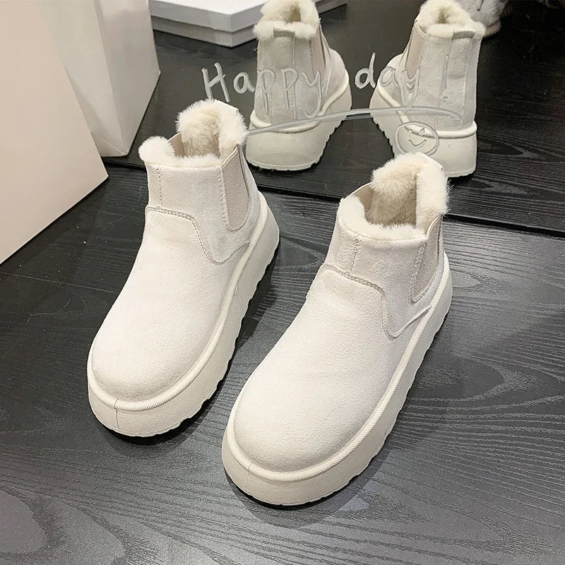 Boots New Rubber Thick Sole Ankle Boots