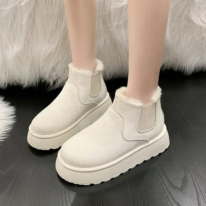 Boots New Rubber Thick Sole Ankle Boots