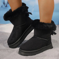 Platform Warm Plush Thicken Non-slip Snow Boot