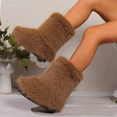 Plush Warm Snow Boots