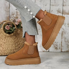 Short Plush Warm Snow Boots