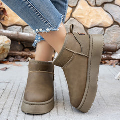 Boots Short Plush Warm Snow Boots