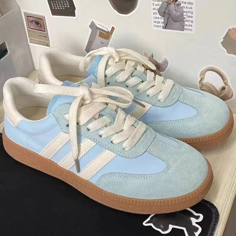 Casual Outdoor Sneakers Spring Autumn Round Toe Vulcanized Skateboard