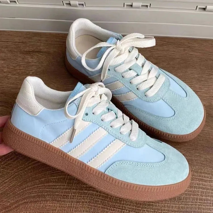 Casual Outdoor Sneakers Spring Autumn Round Toe Vulcanized Skateboard