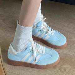 Casual Outdoor Sneakers Spring Autumn Round Toe Vulcanized Skateboard