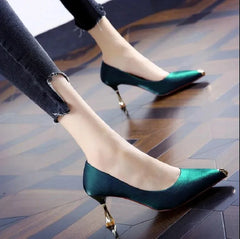 Sweet Light Weight Blue Party Lady Classic Office High Heel
