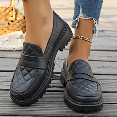Lightweight Round Toe Shallow Mouth Comfortable Designer Flats Loafers