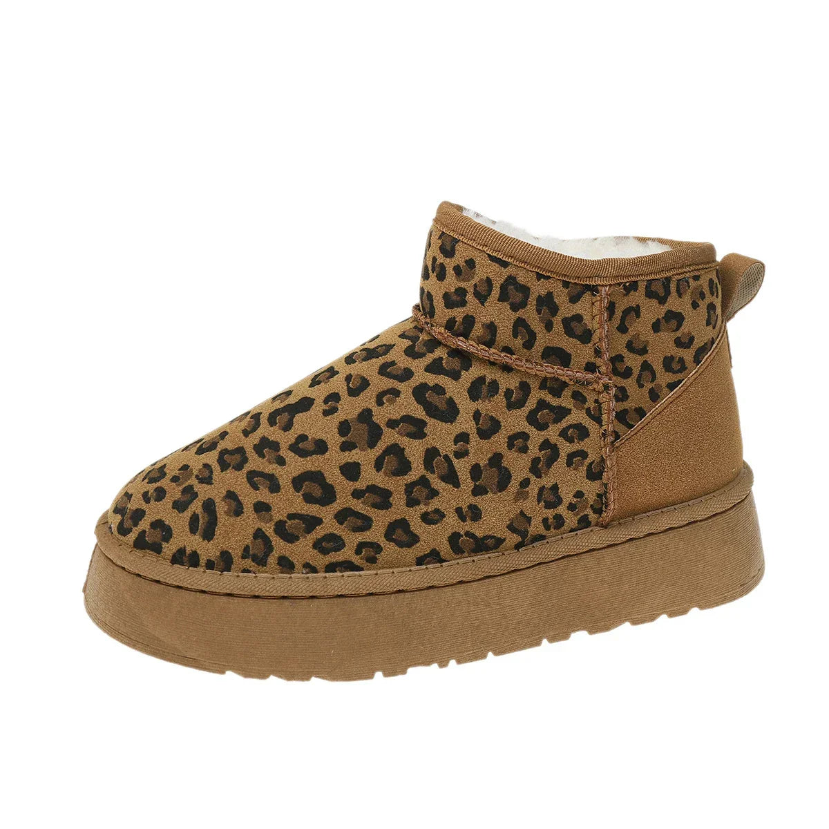 Leopard Print BootsComfortable Warm Snow Boots