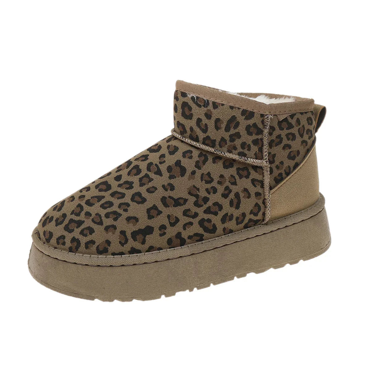 Leopard Print BootsComfortable Warm Snow Boots