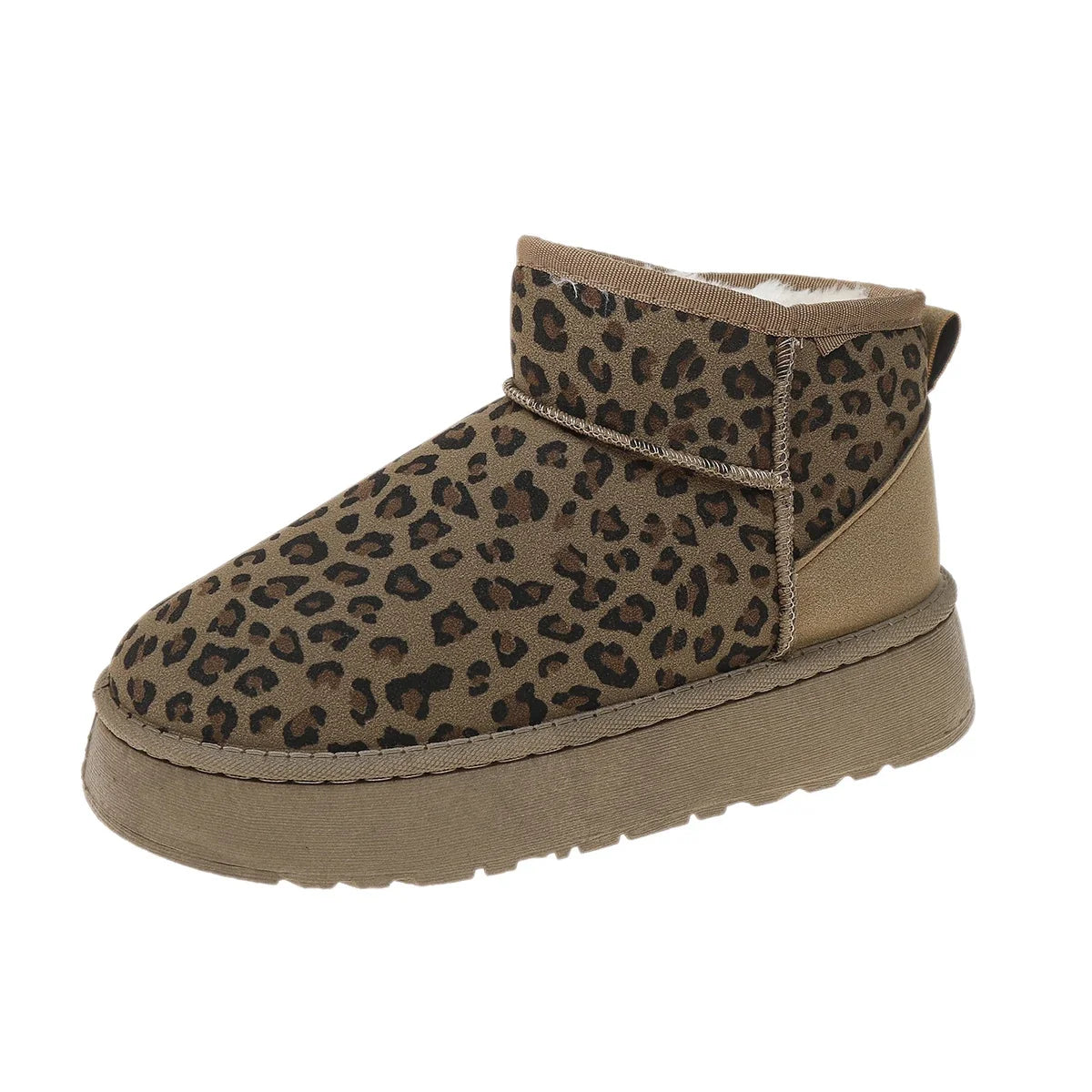 Leopard Print BootsComfortable Warm Snow Boots