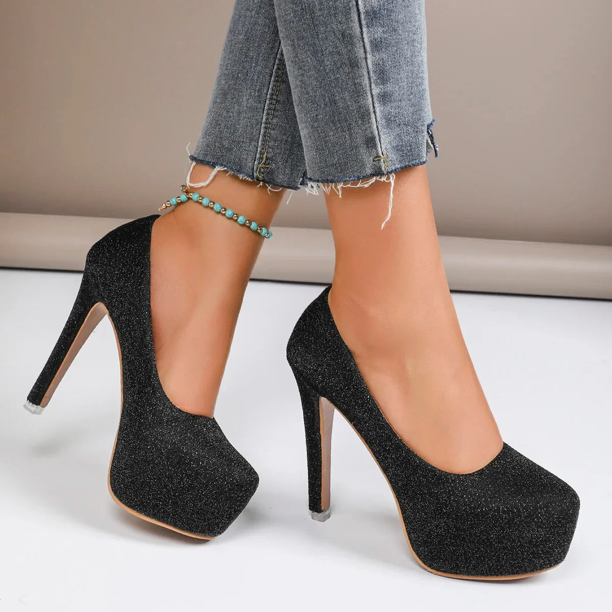 Casual Plus Size Platform Wedding Party High Heel