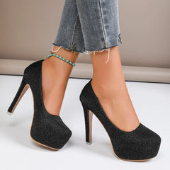 Casual Plus Size Platform Wedding Party High Heel
