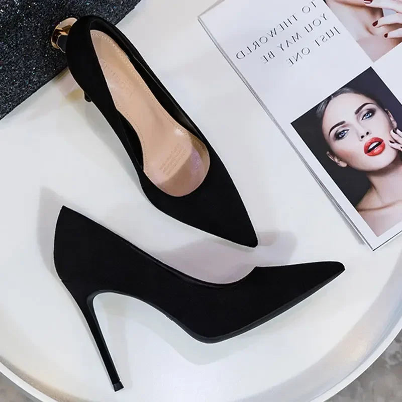 Suede High Heel Office Comfort Party High Heel