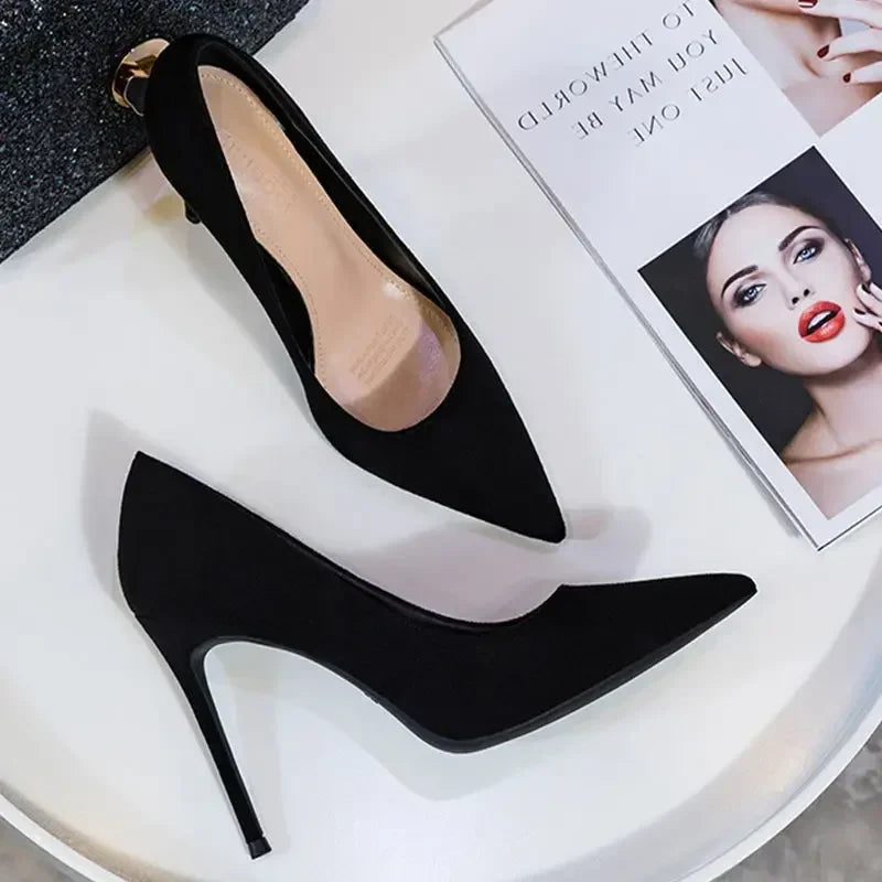Suede High Heel Office Comfort Party High Heel