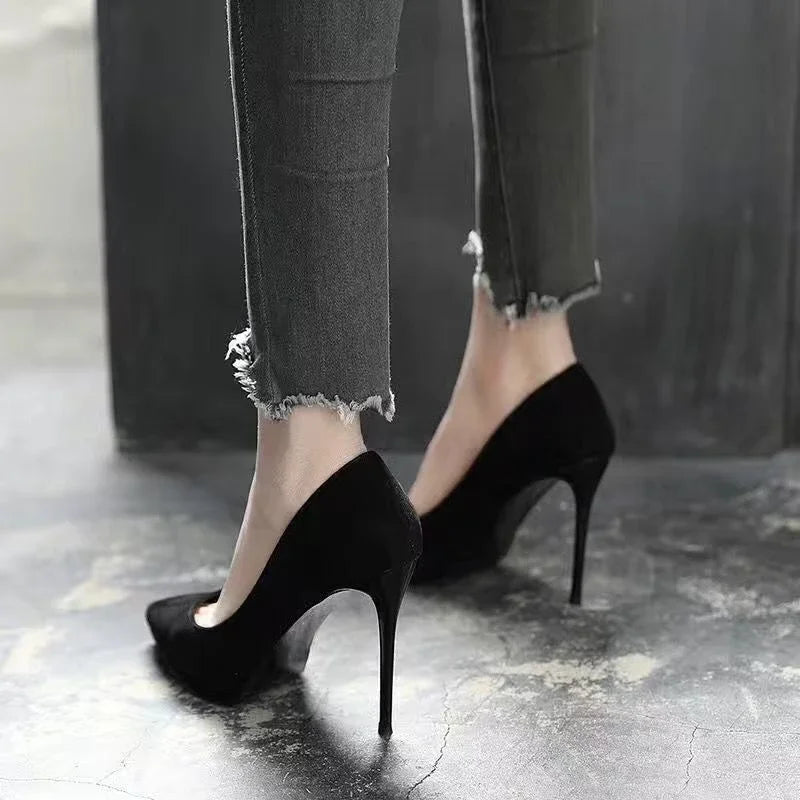 Suede High Heel Office Comfort Party High Heel