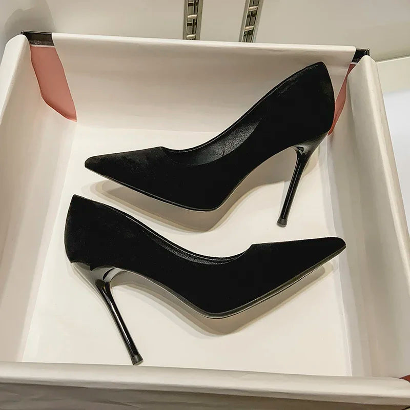 Suede High Heel Office Comfort Party High Heel