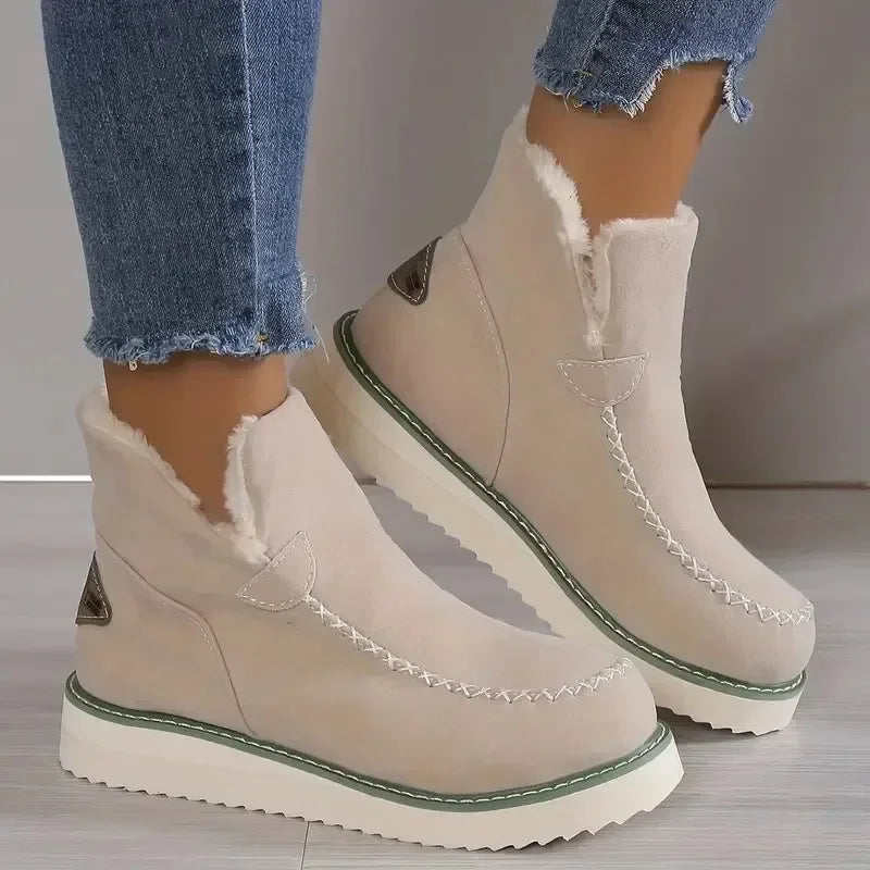 Warm Slip-On Stylish Comfort Snow Boot