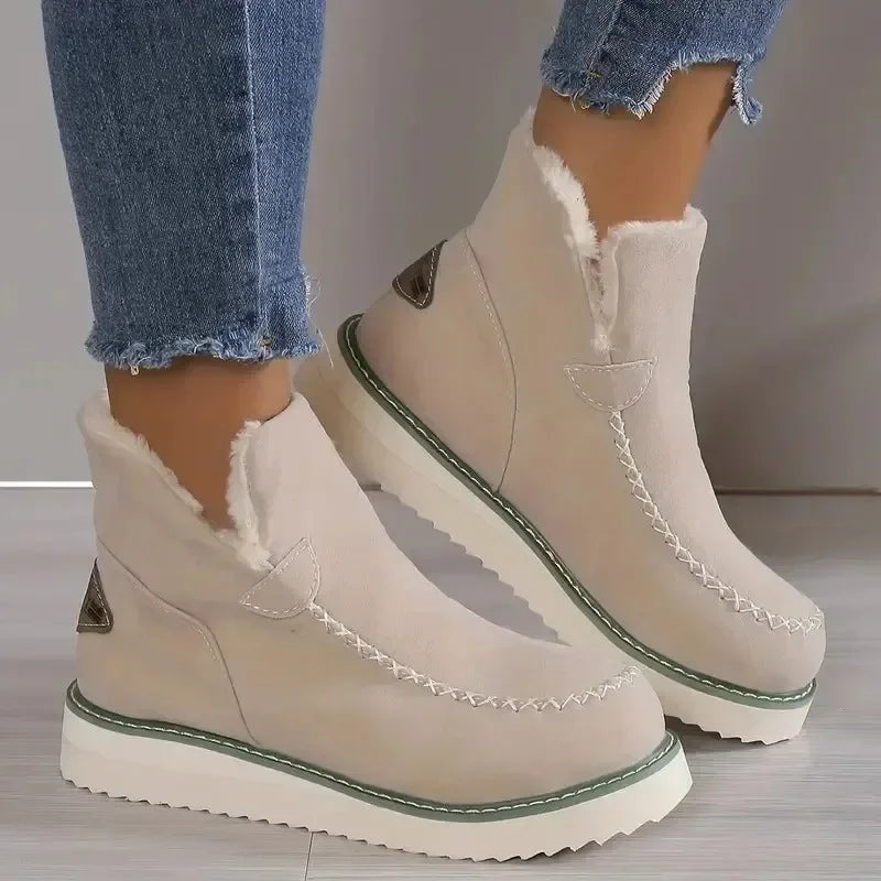 Warm Slip-On Stylish Comfort Snow Boot