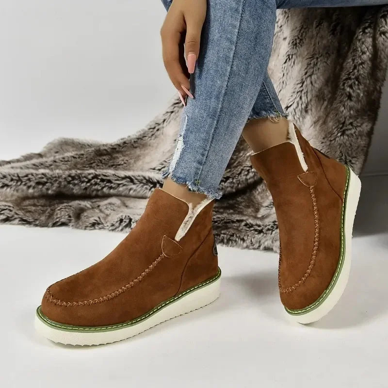 Warm Slip-On Stylish Comfort Snow Boot