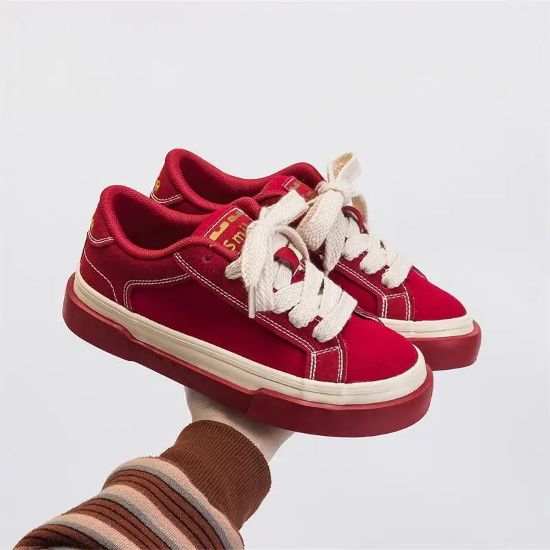 Autumn Thick Soled Canvas Breathable Versatile Outdoor Trainers Skateboard