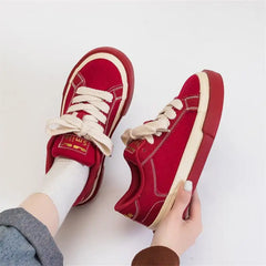 Autumn Thick Soled Canvas Breathable Versatile Outdoor Trainers Skateboard