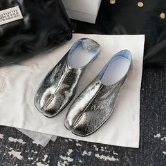 Tabi Soft-Soled Casual Leather Spring Comfort Pumps Loafers