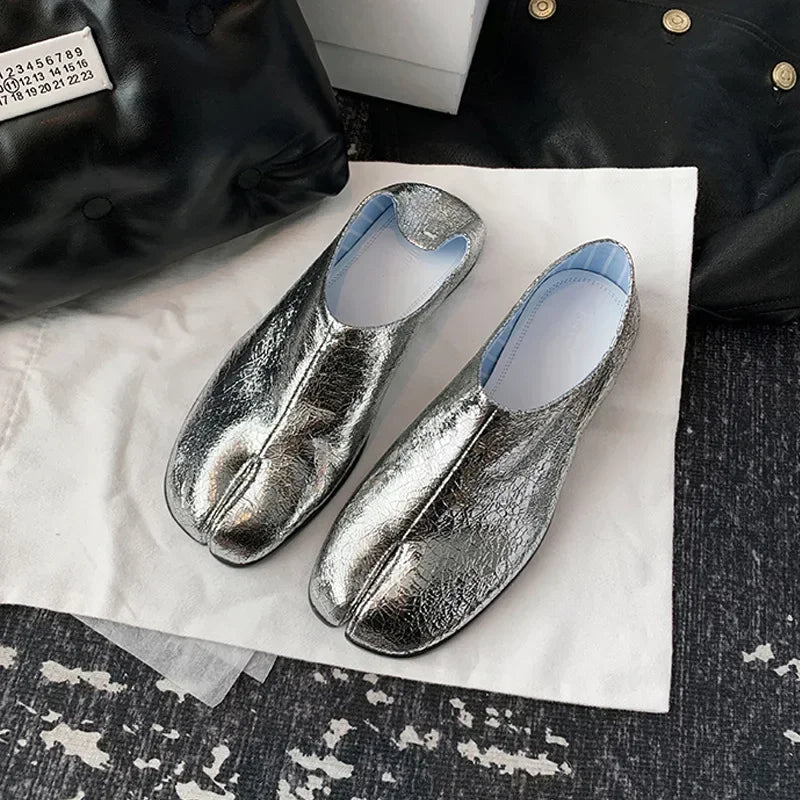 Tabi Soft-Soled Casual Leather Spring Comfort Pumps Loafers