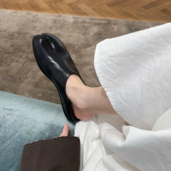 Tabi Soft-Soled Casual Leather Spring Comfort Pumps Loafers