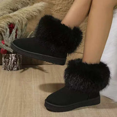 Snow Fur Boots Warm Ankle Boots