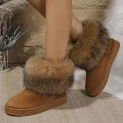 Snow Fur Boots Warm Ankle Boots