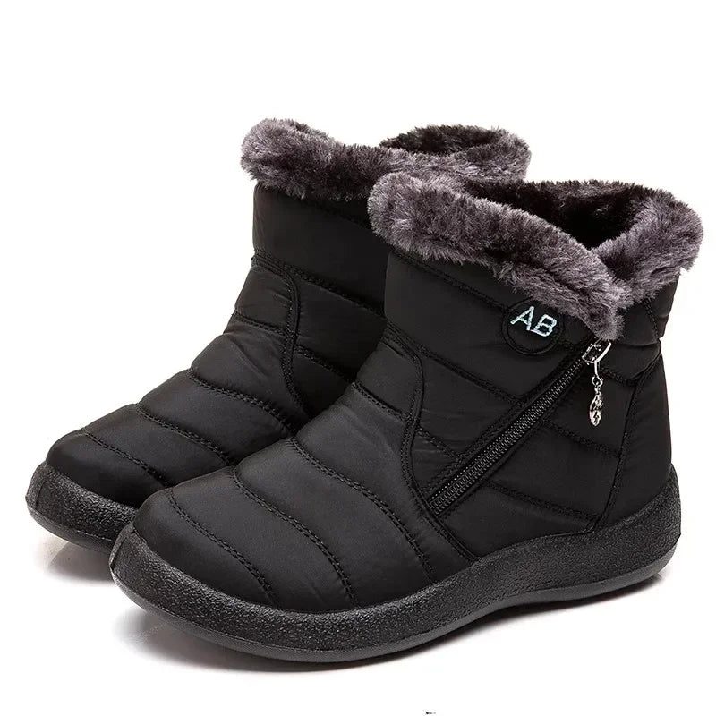 Warm Ankle Fur Waterproof Short Snow Boot