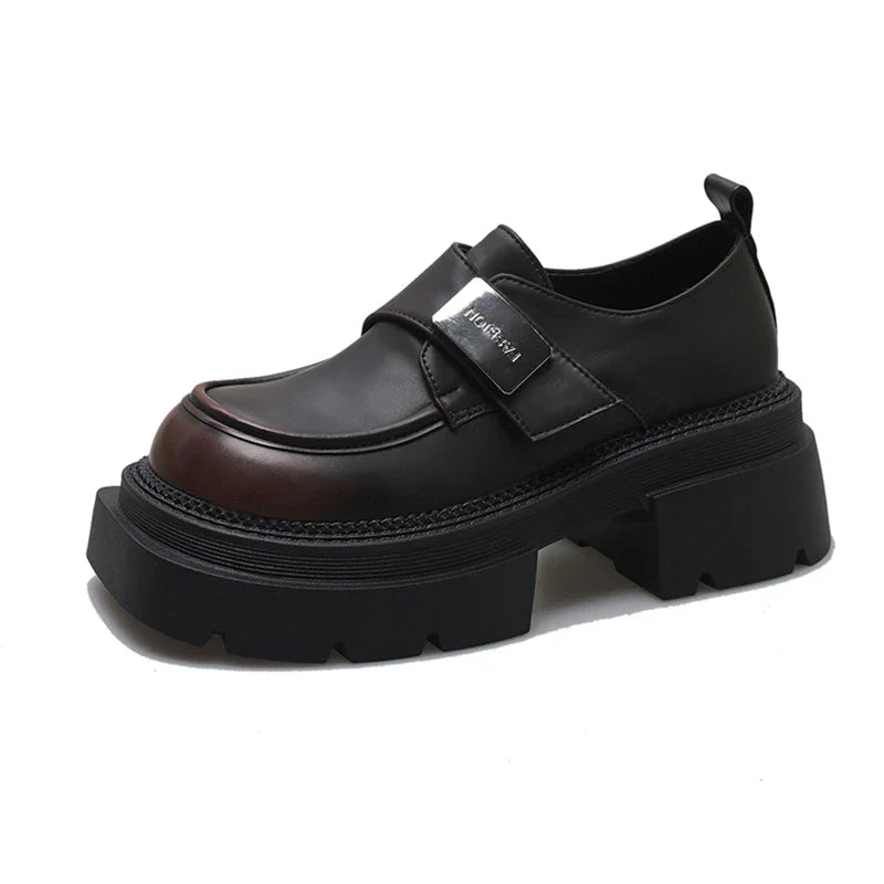 Height Increasing Black Moccasins Designer Casual Zapatos Mujer Loafers