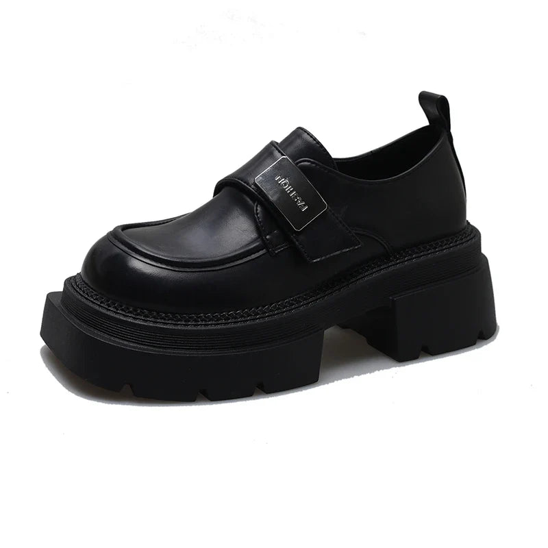 Height Increasing Black Moccasins Designer Casual Zapatos Mujer Loafers
