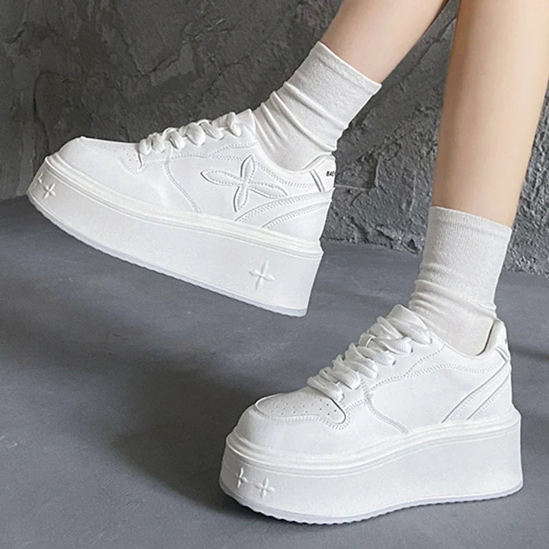 Elevate Elegance Platform Sneakers