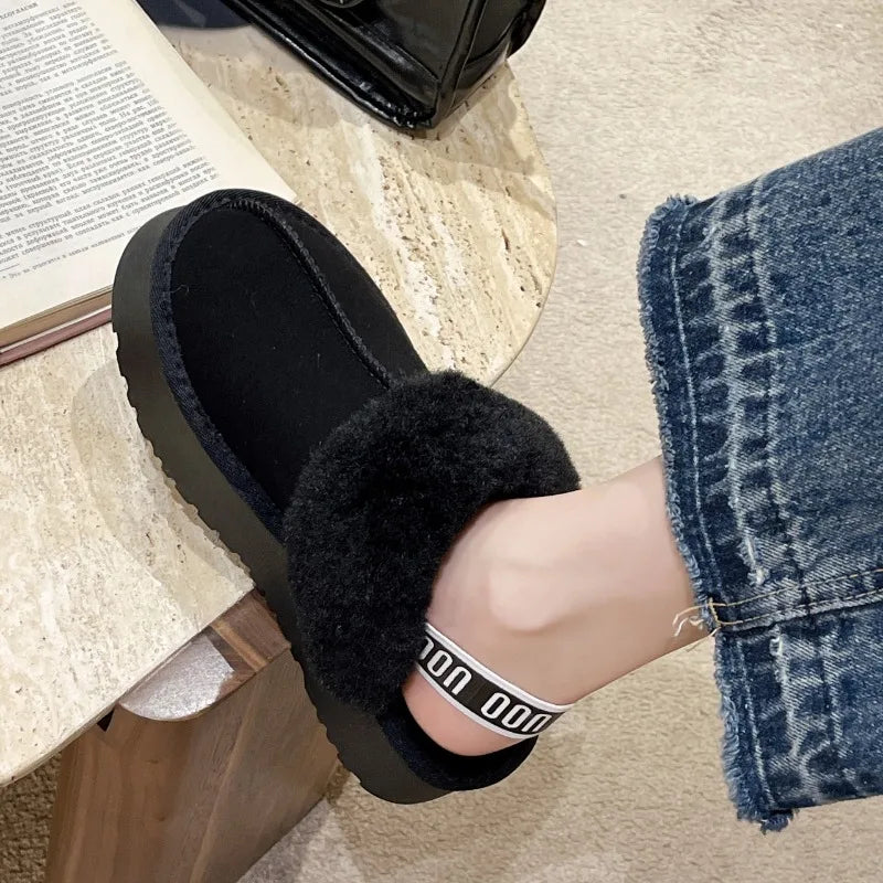 Corolla Fur Slippers