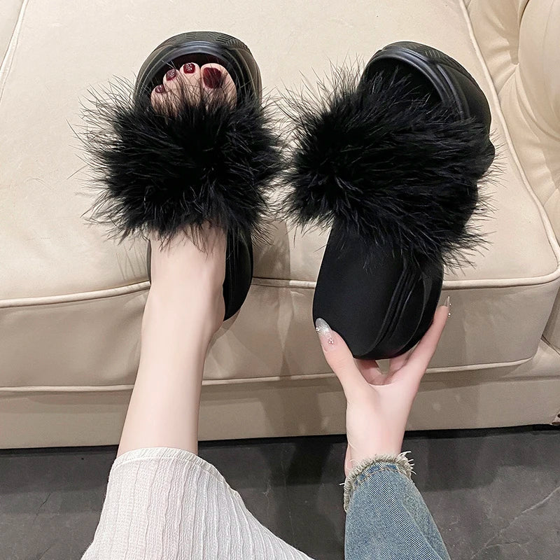 CozyPaws Platform Slippers
