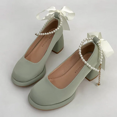 Olivia Ankle Strap Party Pumps