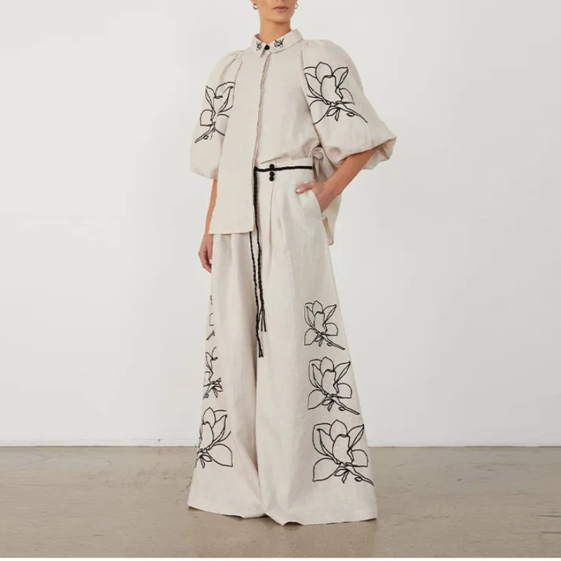 Lidia's Flower Retro Suit
