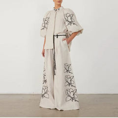 Lidia's Flower Retro Suit