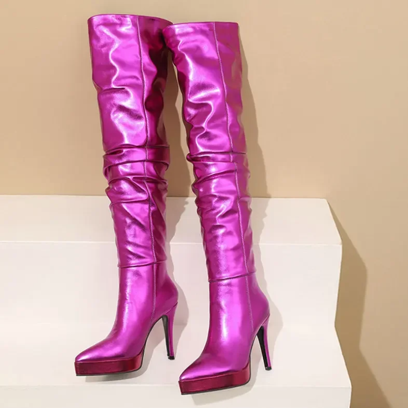 Superstar Glossy High Boots