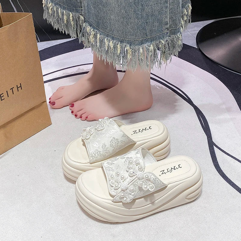 Pearl Petal Slippers