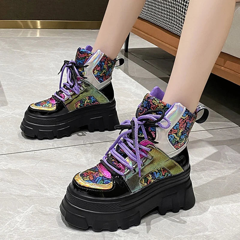 Techno Walk Chunky Boots