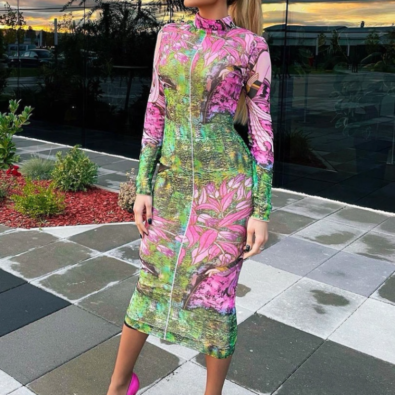 Dusky Diva Drape Dress
