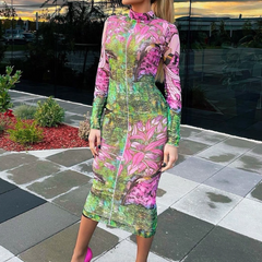 Dusky Diva Drape Dress