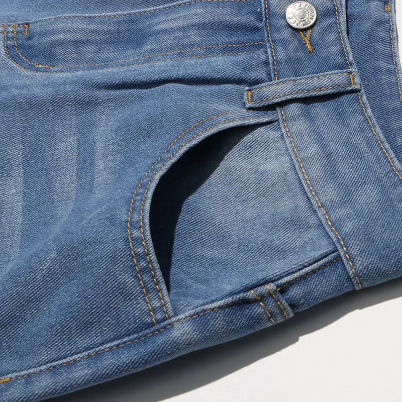 KoreStyle Hollow-Out Denim