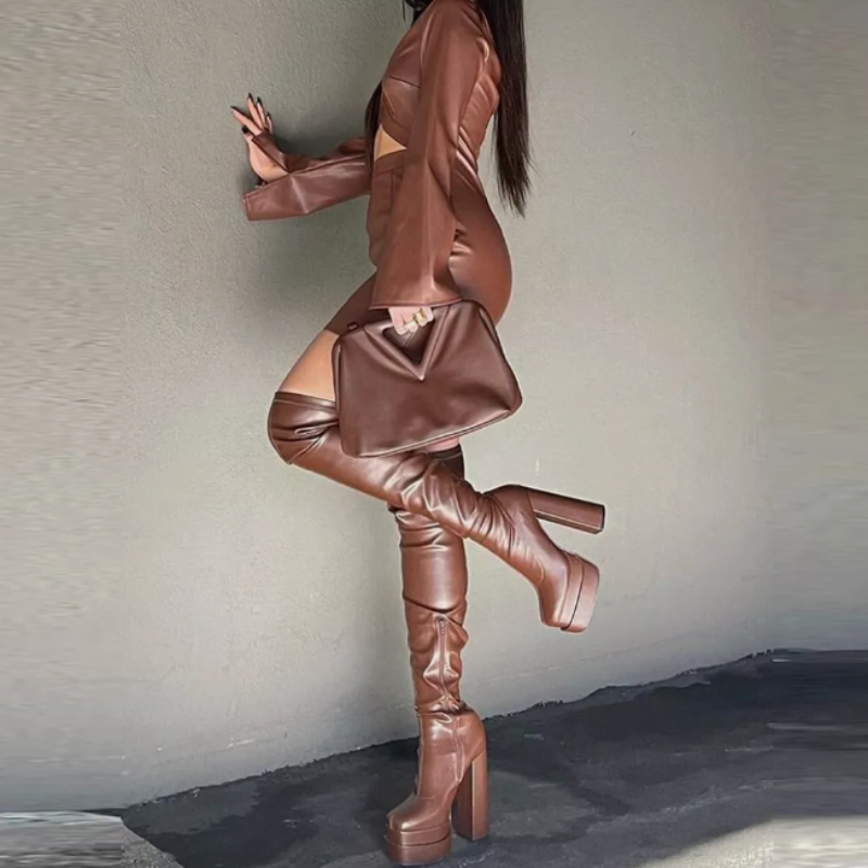 Temptation Tall Thigh High Boots